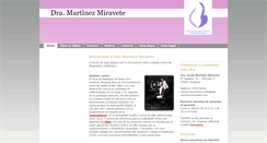 Desktop Screenshot of dra-martinezmiravete.com